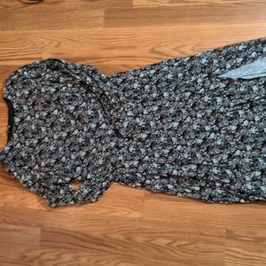 Loft floral midi dress